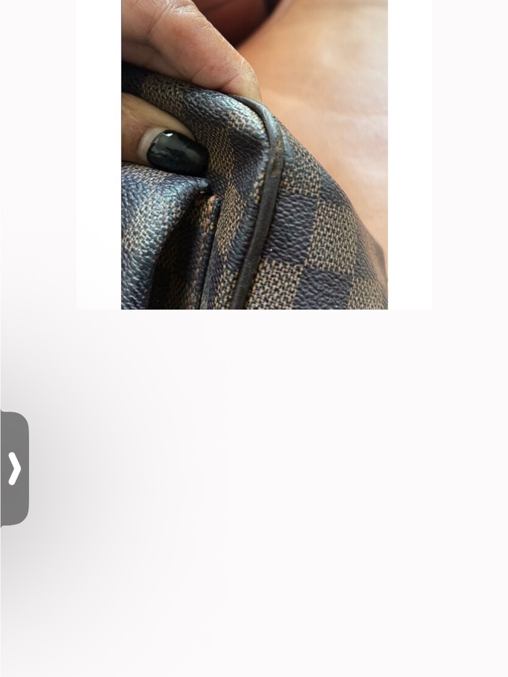 Louis Vuitton Black and Brown Checkered shoulder bag - Picture 10 of 11